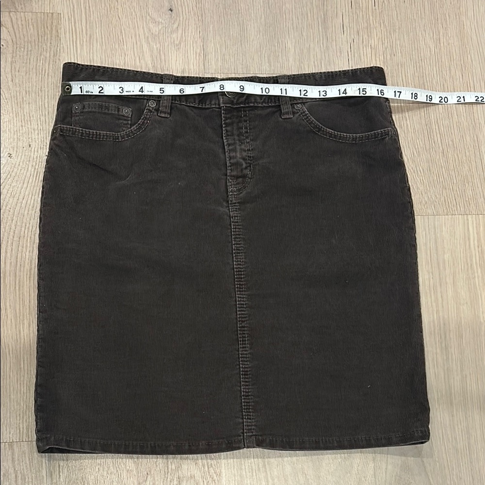 GAP Classic Brown Corduroy Skirt
